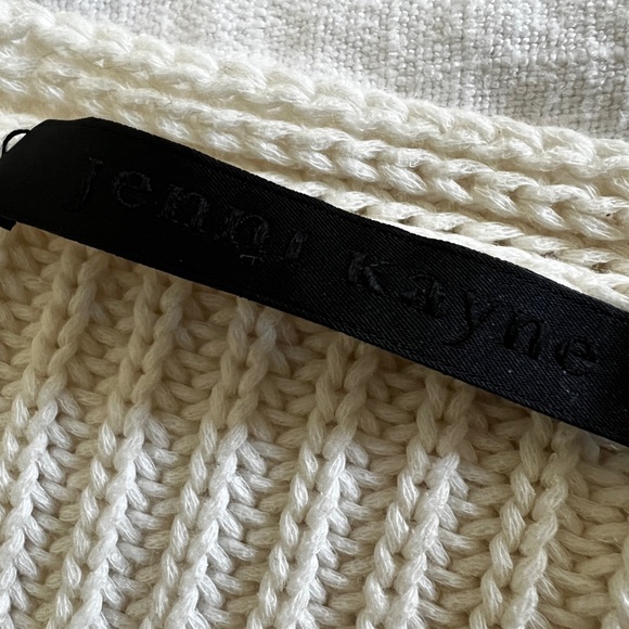 Jenni Kayne Cropped Cotton Cabin Sweater - Picture 2 of 2